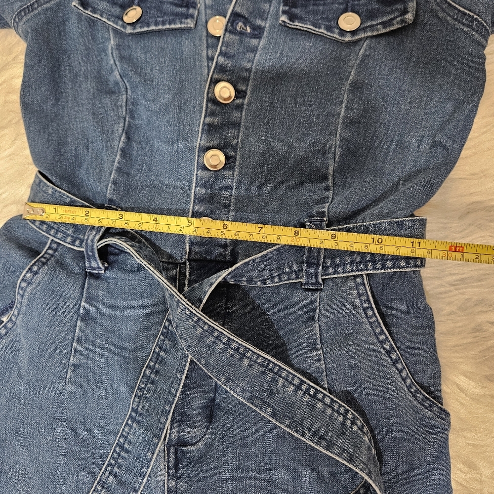 Hudson Jeans Blue Denim Jumpsuit - Picture 8 of 10